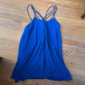 Strappy Blue Dress